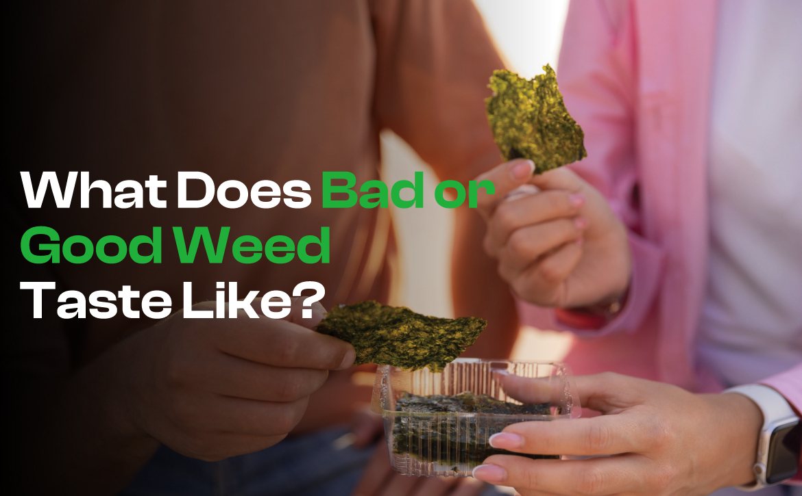 what does bad or good weed taste like